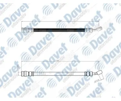 SVAC 800192 Arka Sağ Fren Hortumu Cee`d Sw-Pro 06-12 - I30 07-12 587371H500 587372H550 587372L500 587372L900 58738A6300